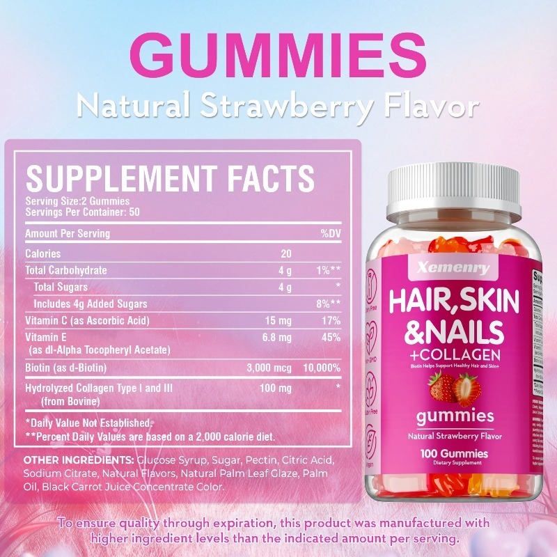 Saç, Cilt ve Tırnaklar İçin Je - Hair Care Gummies incelemesi ve fiyatı